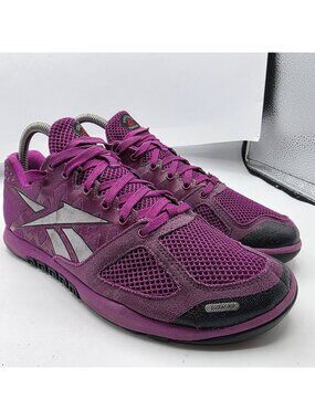 Reebok Crossfit Nano 2.0 Womens Size 8.5 Purple Training Shoes Lightweight Walk